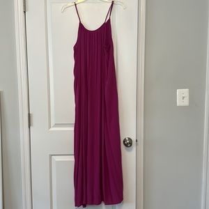 Flowy Purple maxi dress